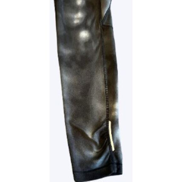 Athleta Full Length Women's Leggings Black Gray Tie Dye Size Small - Picture 3 of 5